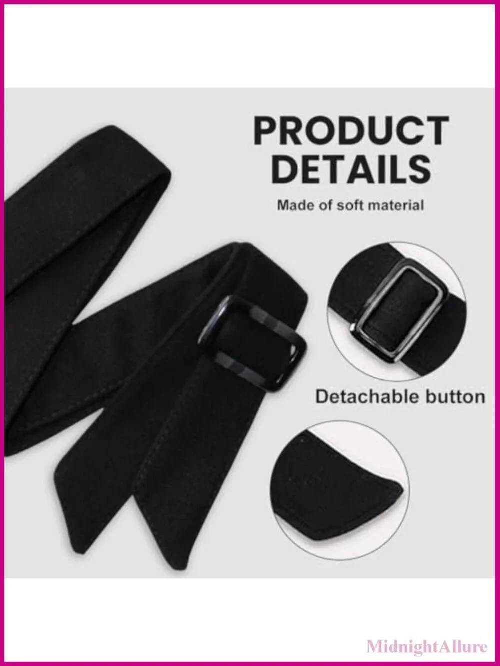 N/A black felt